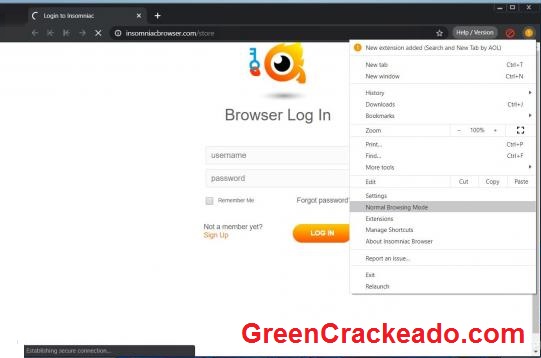 Insomniac Browser Crackeado