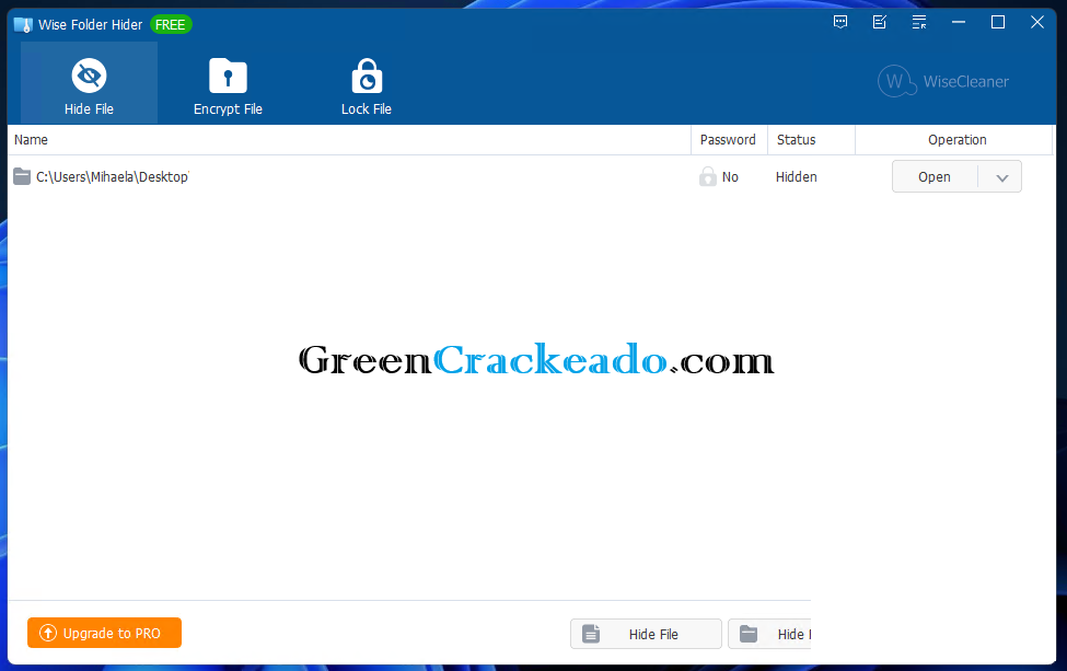 Wise Folder Hider Pro Crackeado