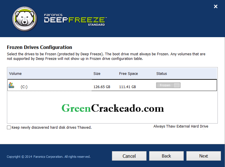 Deep Freeze Standard Crackeado