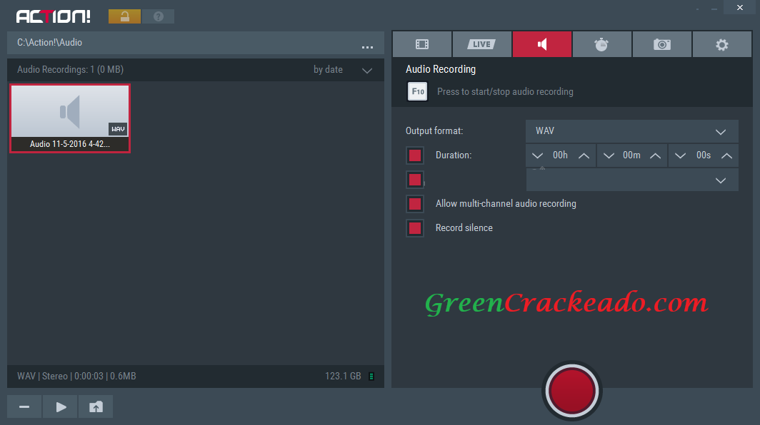 Mirillis Action! Crackeado