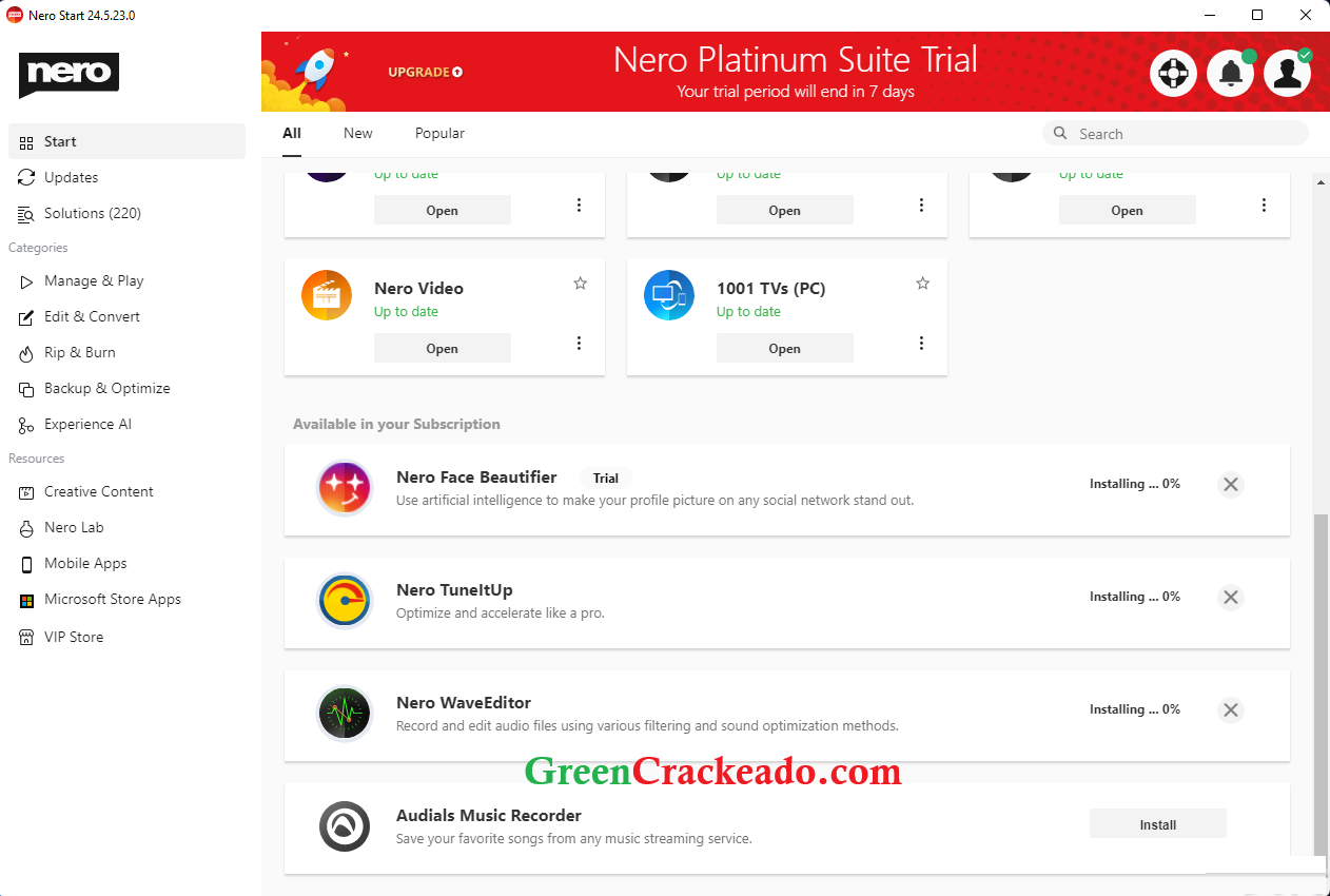 Nero Platinum Crackeado